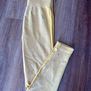 Gymshark Flex yellow leggings
